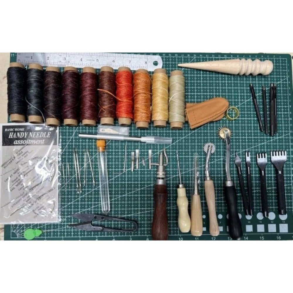 Leather Craft Starter Kit for Beginners with Tools